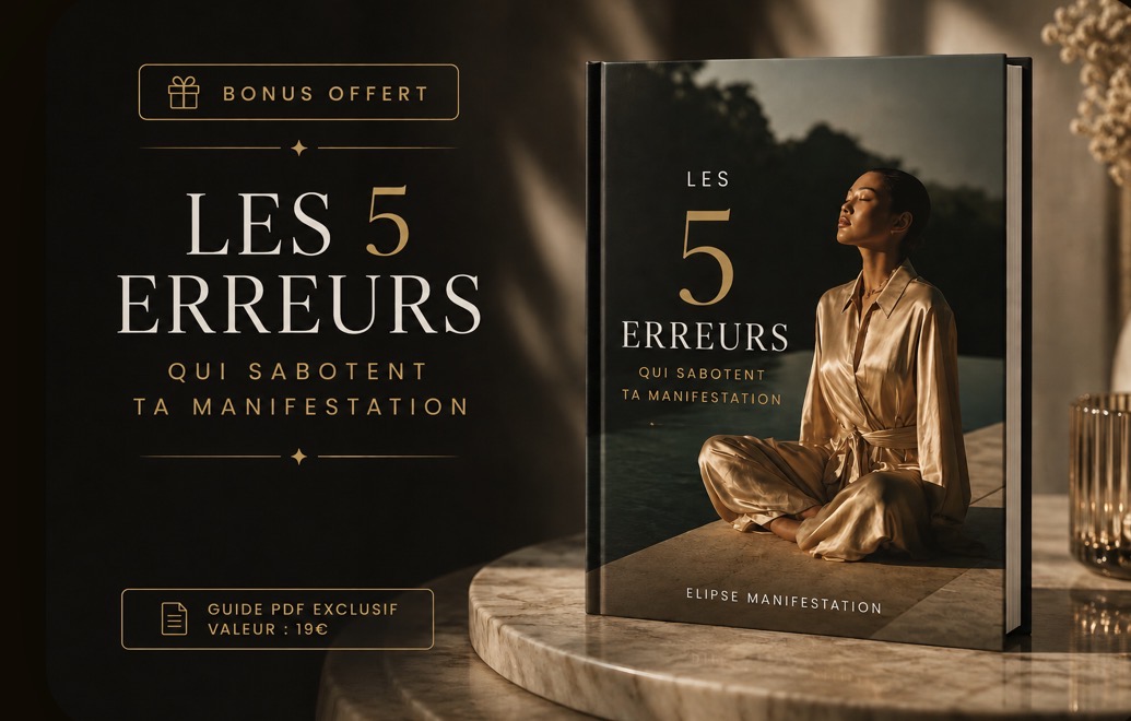 Couverture du guide Les 5 erreurs qui sabotent ta manifestation